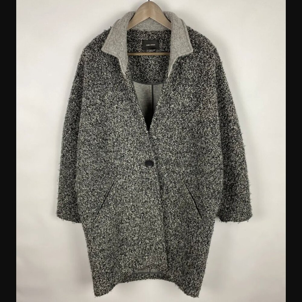 Isabel Marant Boucle Wool Coat | Size 36 FR